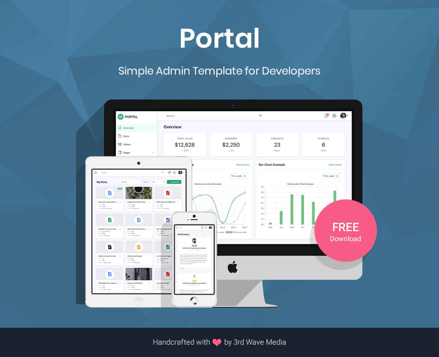 Free Bootstrap 5 Admin Dashboard Template For Developers